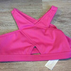 Abercrombie kids pink size 7/8 swim top girls
